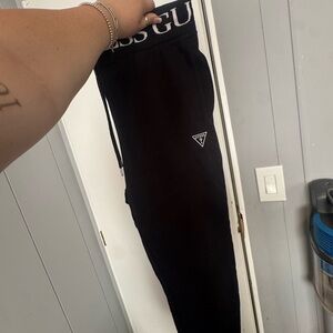 Guess Black Sweatpants with Logo
